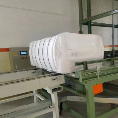 Poliéster reciclado de tipo hueco de fibra grabada para línea de producción de hilado