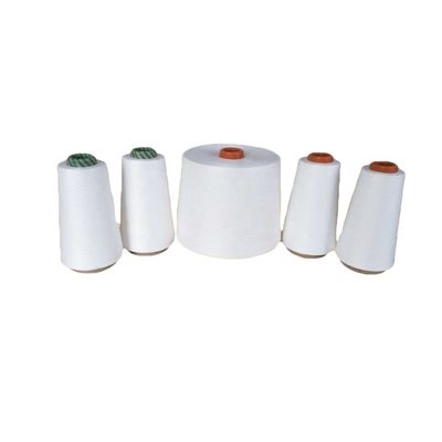 10S-60S Hilados para tejido 100% huecos de poliéster reciclado Siro compacto / anillo