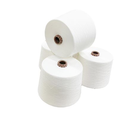 SIRO COMPACT SPUN Ne30/1 100% de poliéster reciclado, hilados blancos en bruto para tejer y tejer