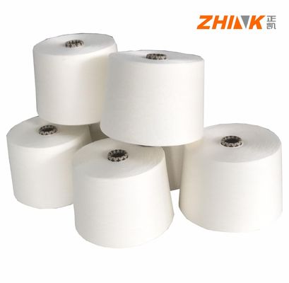 SIRO COMPACT SPUN Ne30/1 100% de poliéster reciclado, hilados blancos en bruto para tejer y tejer
