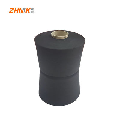 High Strength 100% Polyester NE30S/1 32S/1 40S/1 Siro Spun Yarn en negro para tejido y punto