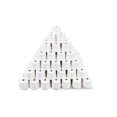 65% de poliéster reciclado 35% de bambú 30S 40D Siro Compact Core Spun Yarn mezclado