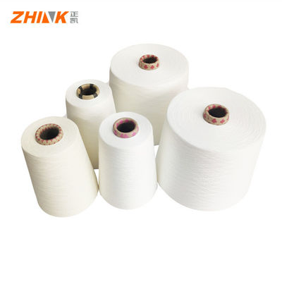 Lenzing Ecovero Viscose Ne60/1 Compact Siro Spun Yarn para tejido y tejido de punto blanco