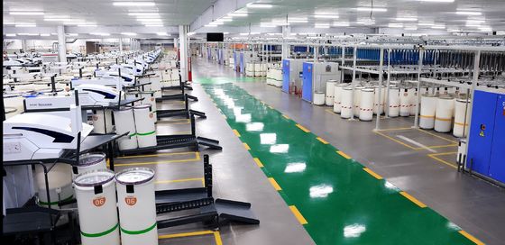 50% de viscosa 50% de poliéster Ne 50/1 Siro Spun Yarn AB Hijo ideal para la producción textil