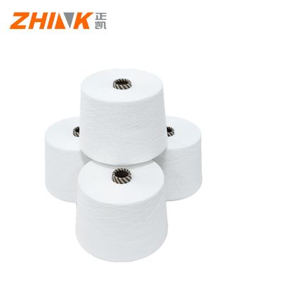 Dyeability Buena viscosa / poliéster 60/40 Hilados mezclados NE26/1 Anillo de trenzado para tejer