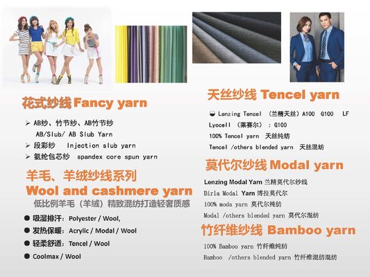 Fabricación de tejidos de poliéster viscoso mezclado NE 30/1 Siro Compact Spun Yarn