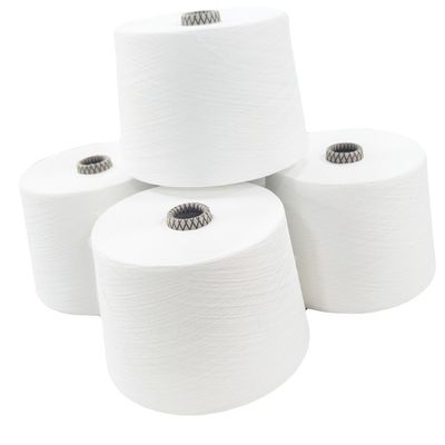 80% de poliéster reciclado 20% de viscosa mezclada NE 20/1 Siro Spun Cone de hilo de tejido para el hilo de camiseta