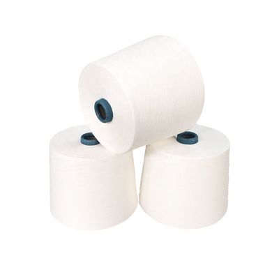 32s Ne poliéster de bambú Compact Spun Yarn para la línea de fabricación de camisetas y calcetines