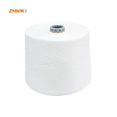 Hilados de viscosa de color blanco crudo Ne 36/1 de anillo espumado para tejido o punto