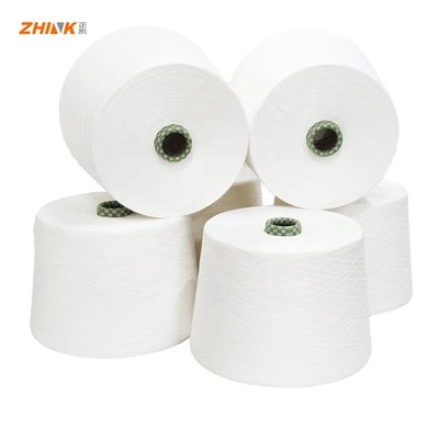 Poliéster / Triángulo Poliéster / Lyocell A100 64 /30 / 6 NE 50/1 Hilados de ciros para tejer