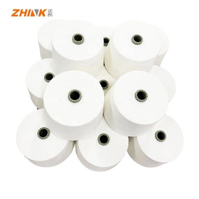 100% poliéster Ne45S Vortex Spun Hijo blanco crudo para tejer y tejer