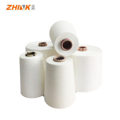 Lenzing Ecovero Viscose Ne60/1 Compact Siro Spun Yarn para tejido y tejido de punto blanco