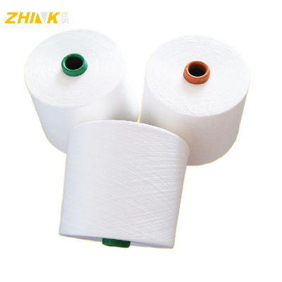 T/R de alta resistencia 65/35 Ne30/2 TFO Hilados para tejido 30/2S Número de hilos Blanco en bruto