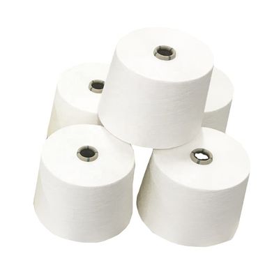 NE30S Vórtice de hilado en bruto blanco 100% viscosa para tejer y tejer