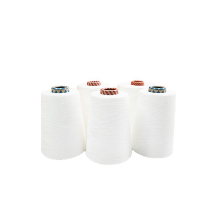 32s Ne poliéster de bambú Compact Spun Yarn para la línea de fabricación de camisetas y calcetines
