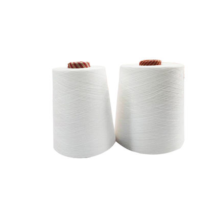 32s Ne poliéster de bambú Compact Spun Yarn para la línea de fabricación de camisetas y calcetines