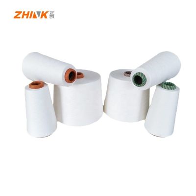 Hilados mezclados 65% de poliéster 35% de acrílico NE30S/1 Siro Compact Spun para mantener el calor
