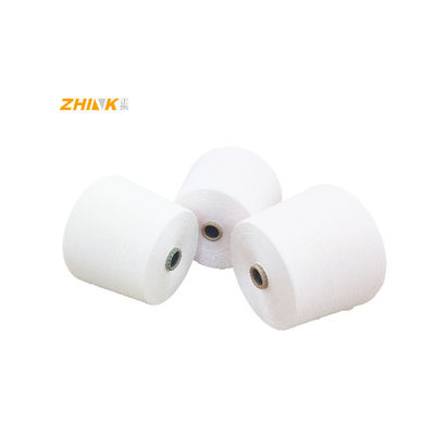 Filamentos de fibra de poliéster de color blanco crudo T/R 50/50 El mejor producto para las necesidades de tejido y tejido