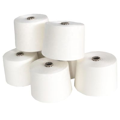Tricotado 100% de hilo fino modales Denier Siro Compacto Hijo blanco crudo para proyectos de tejido