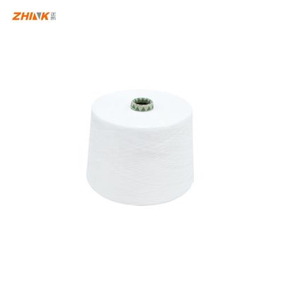 Dyeability Buena viscosa / poliéster 60/40 Hilados mezclados NE26/1 Anillo de trenzado para tejer