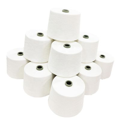 Filamentos de poliéster mezclado 69% de fibras medias recicladas 23% de viscosa 8% de cationos 30 40D