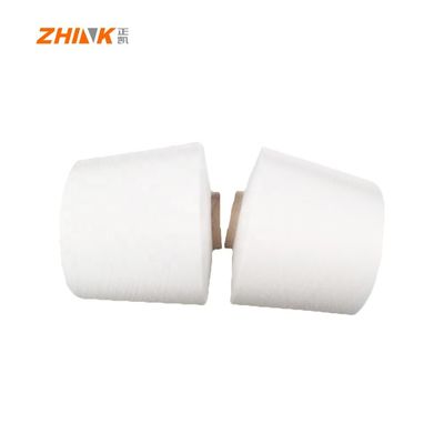 100% de bambú NE30s/1 Siro Compact Spun Yarn Perfecto para tejer y tejer Blanco crudo