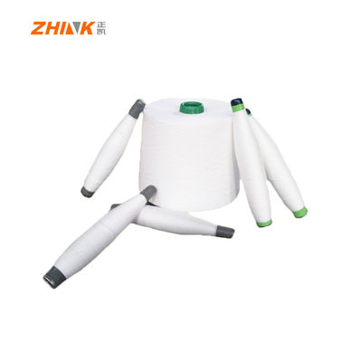 Poliéster catiónico/bamboo/lana Ne 25/1 Siro Hijo compacto para tejer y tejer