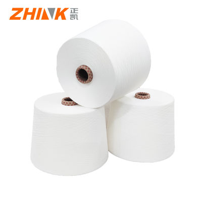 80% de poliéster reciclado 20% de viscosa mezclada NE 20/1 Siro Spun Cone de hilo de tejido para el hilo de camiseta