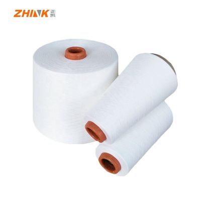 NE50/1 Hilados de poliéster para tejer en hilo moda/acílico/cachemira/mezcla de seda de color blanco crudo