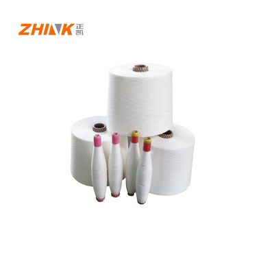 NE50/1 Hilados de poliéster para tejer en hilo moda/acílico/cachemira/mezcla de seda de color blanco crudo