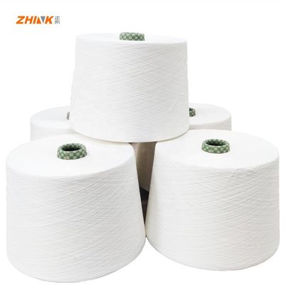 50% de viscosa 50% de poliéster Ne 50/1 Siro Spun Yarn AB Hijo ideal para la producción textil