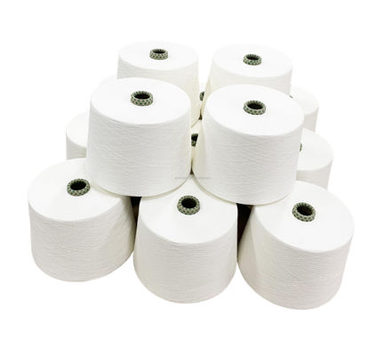Fabricación de tejidos de poliéster viscoso mezclado NE 30/1 Siro Compact Spun Yarn