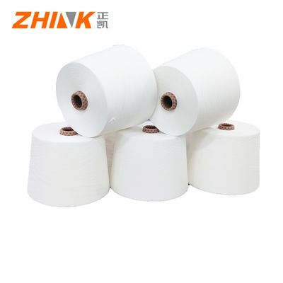 80% de poliéster reciclado 20% de viscosa mezclada NE 20/1 Siro Spun Cone de hilo de tejido para el hilo de camiseta