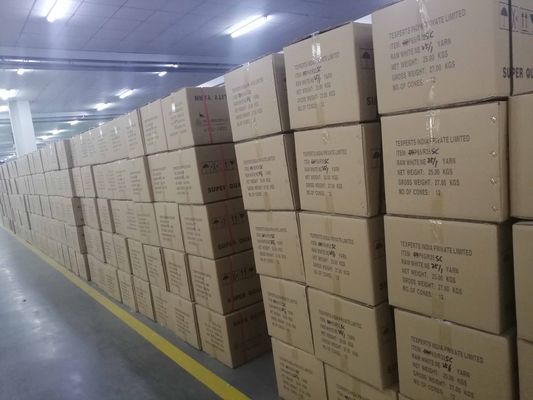 PV 80/20 Ne 25/1 Hilados de trenzado de anillo para tejer y tejer tejidos mezclados