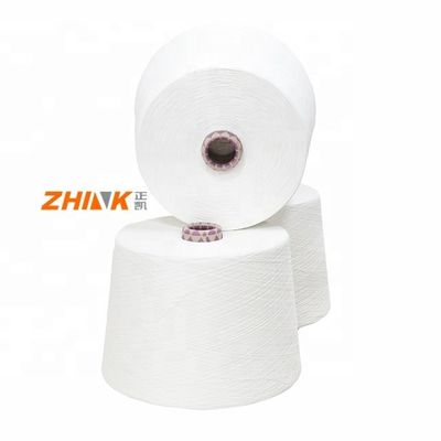 Hilados mezclados 80% poliéster reciclado 20% viscosa 20/1 Siro Spun para camisetas