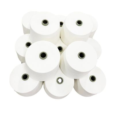 Los proveedores de hilados ofrecen poliéster reciclado Ne60/1 Sior Compact Spun Yarn para tejer